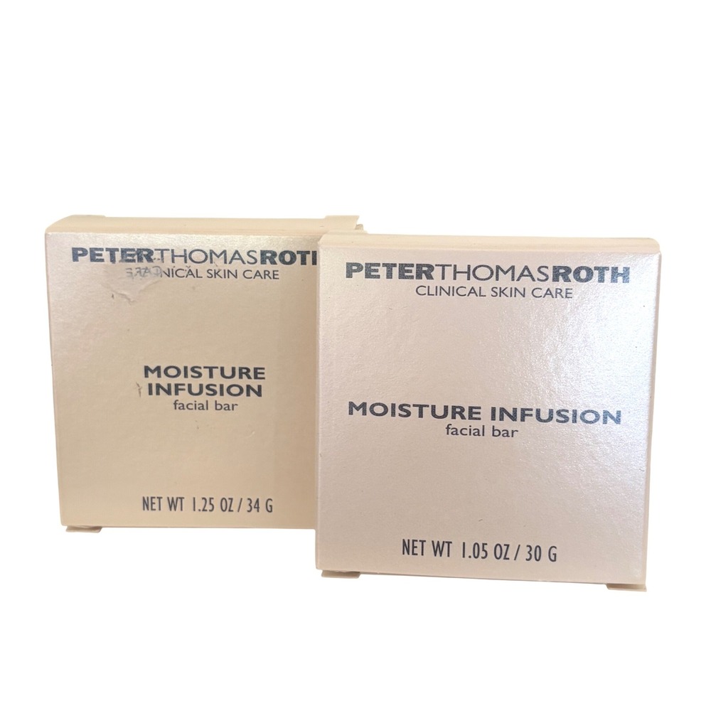 Peter Thomas Roth Moisture Infusion Facial Bar 1.05 oz Lot of 2 New